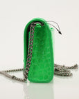 Balenciaga Neon Green Hourglass Crossbody Bag