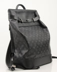 Louis Vuitton Steamer Backpack by Gold & Beyond, stylish travel bag with leather accents and multiple compartments, front view.
