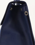 Gold & Beyond Dior "DiorEver" large top handle handbag with sleek design and structured silhouette.