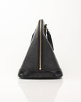 Louis Vuitton Epi Alma PM Handbag in a rich color with a sleek design, showcasing its elegant curves and sturdy handles.