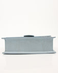 Jacquemus Le Grand Bambino Light Blue Embossed Leather Bag