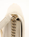 Chanel Medium Le Boy Shearling & Leather Shoulder Bag in Ivory