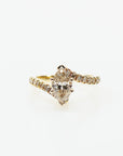 10K yellow gold diamond ring from Gold & Beyond featuring a refined design with sparkling diamonds.