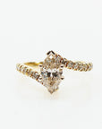 10K yellow gold diamond ring from Gold & Beyond featuring a refined design with sparkling diamonds.