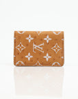 Louis Vuitton Pocket Organizer wallet in Monogram Leather with multiple card slots and a sleek design.