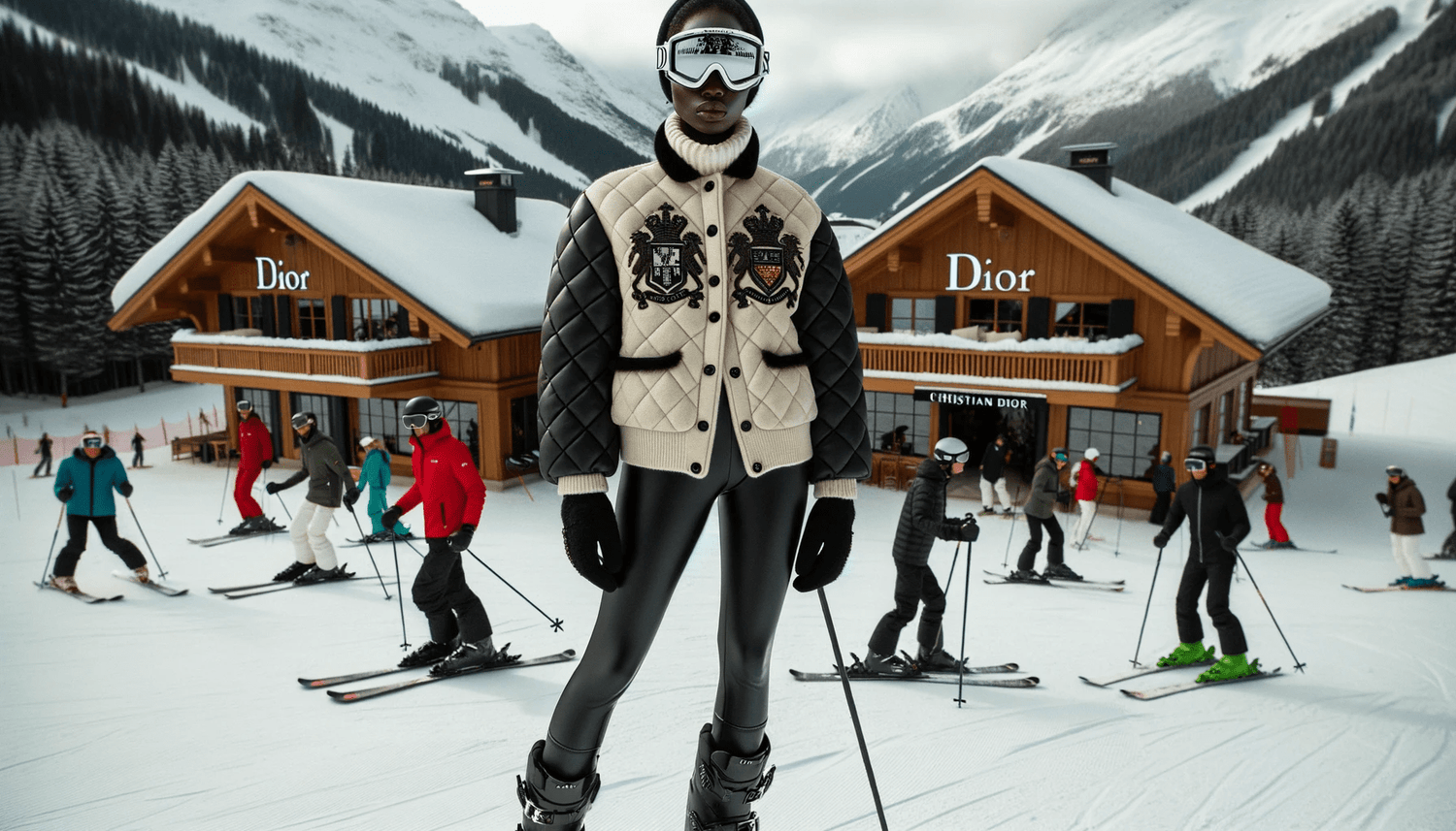 When Mountain Elegance Merges with Dior's Signature Style - Gold & Beyond