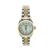 Rolex Datejust Two Tone White Roman Dial 26mm