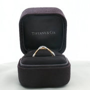 Gold & Beyond Tiffany & Co. Schlumberger three-row rope diamond ring showcasing sparkling diamonds and intricate gold design.