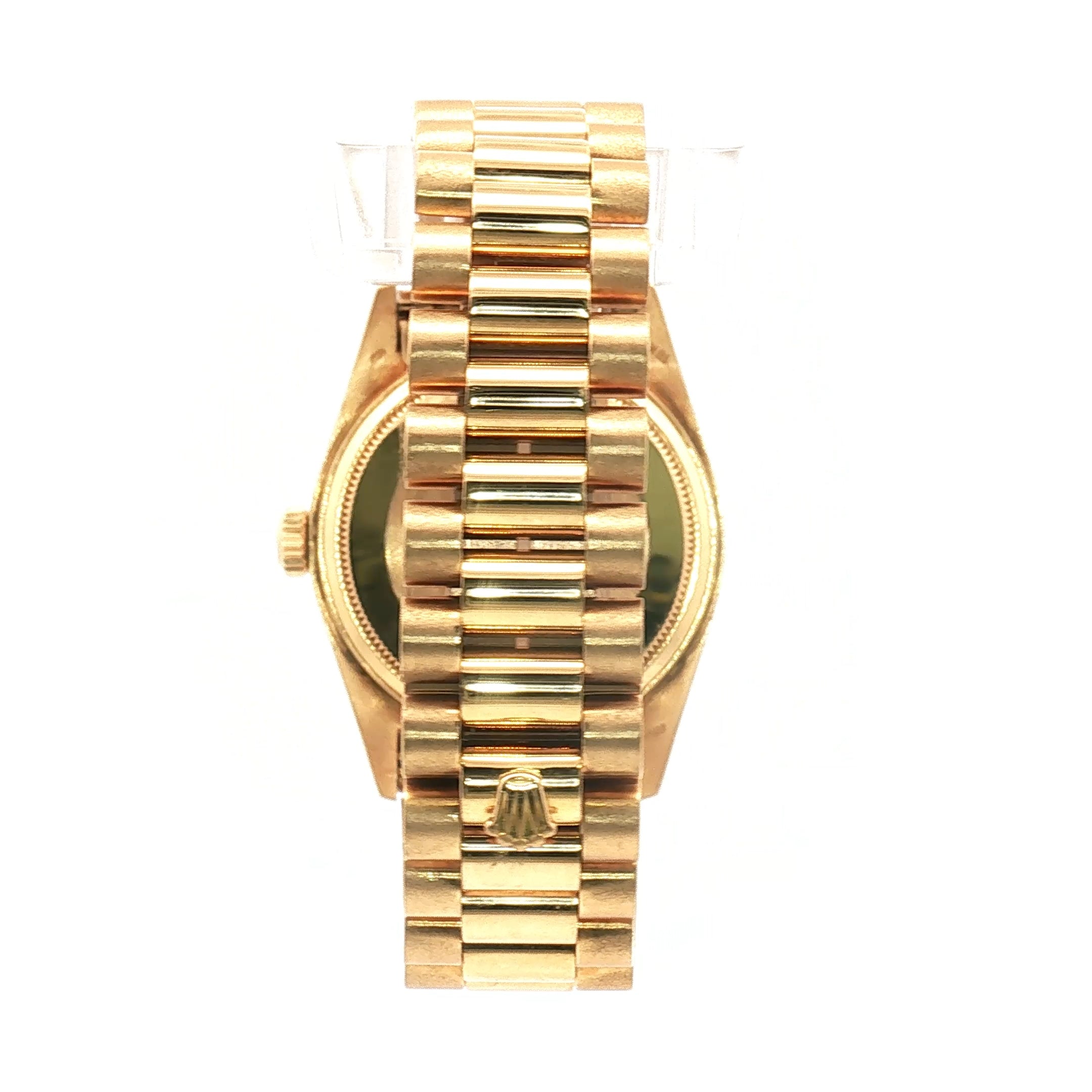 Rolex Day-Date 36 Yellow Gold Black Dial
