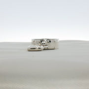 Sterling silver Tiffany & Co. heart-shaped ring from Gold & Beyond, featuring a sleek jewelry design with a polished finish.