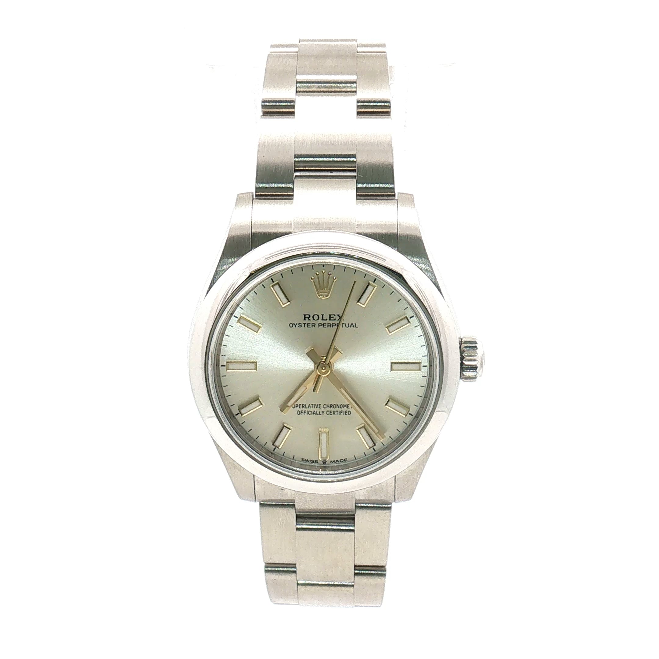 Rolex Oyster Perpetual Silver Dial 31mm