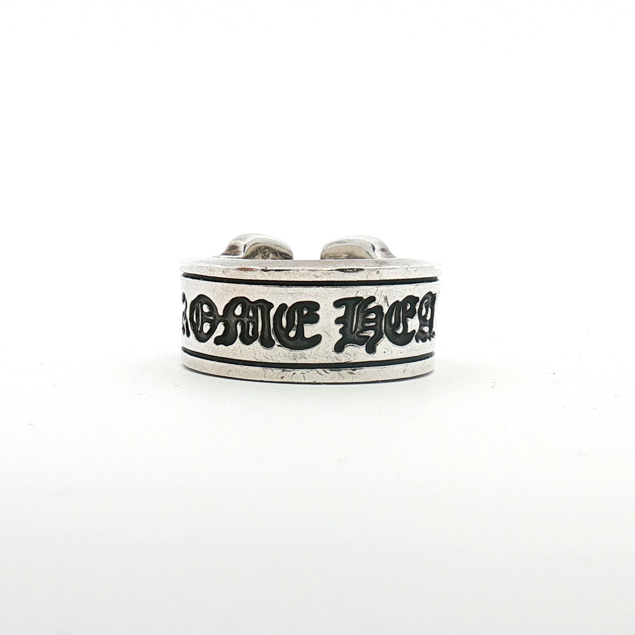 Chrome Hearts Scroll Logo Ring | Gold & Beyond