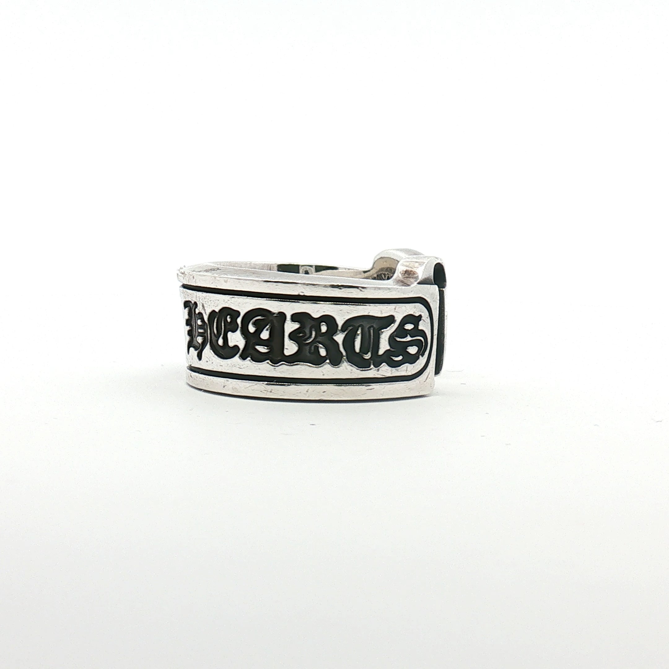 Chrome Hearts Scroll Logo Ring | Gold & Beyond
