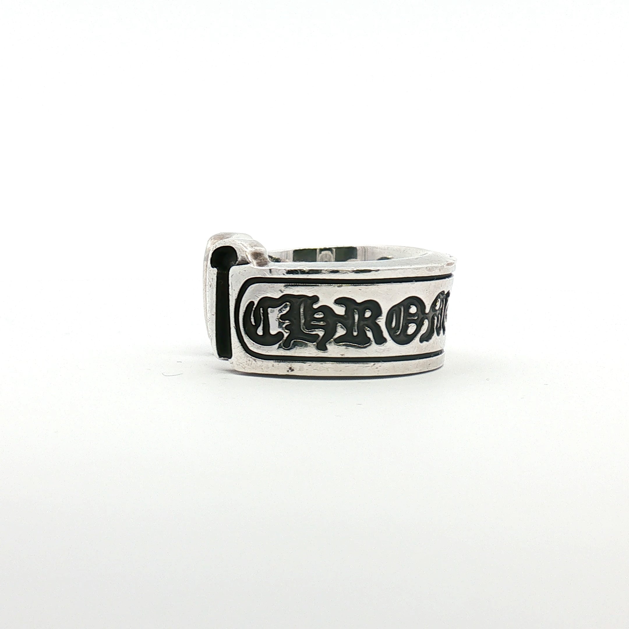 Chrome Hearts Scroll Logo Ring | Gold & Beyond