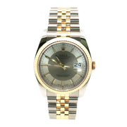 Rolex Datejust Two-Tone Tuxedo Dial 36mm