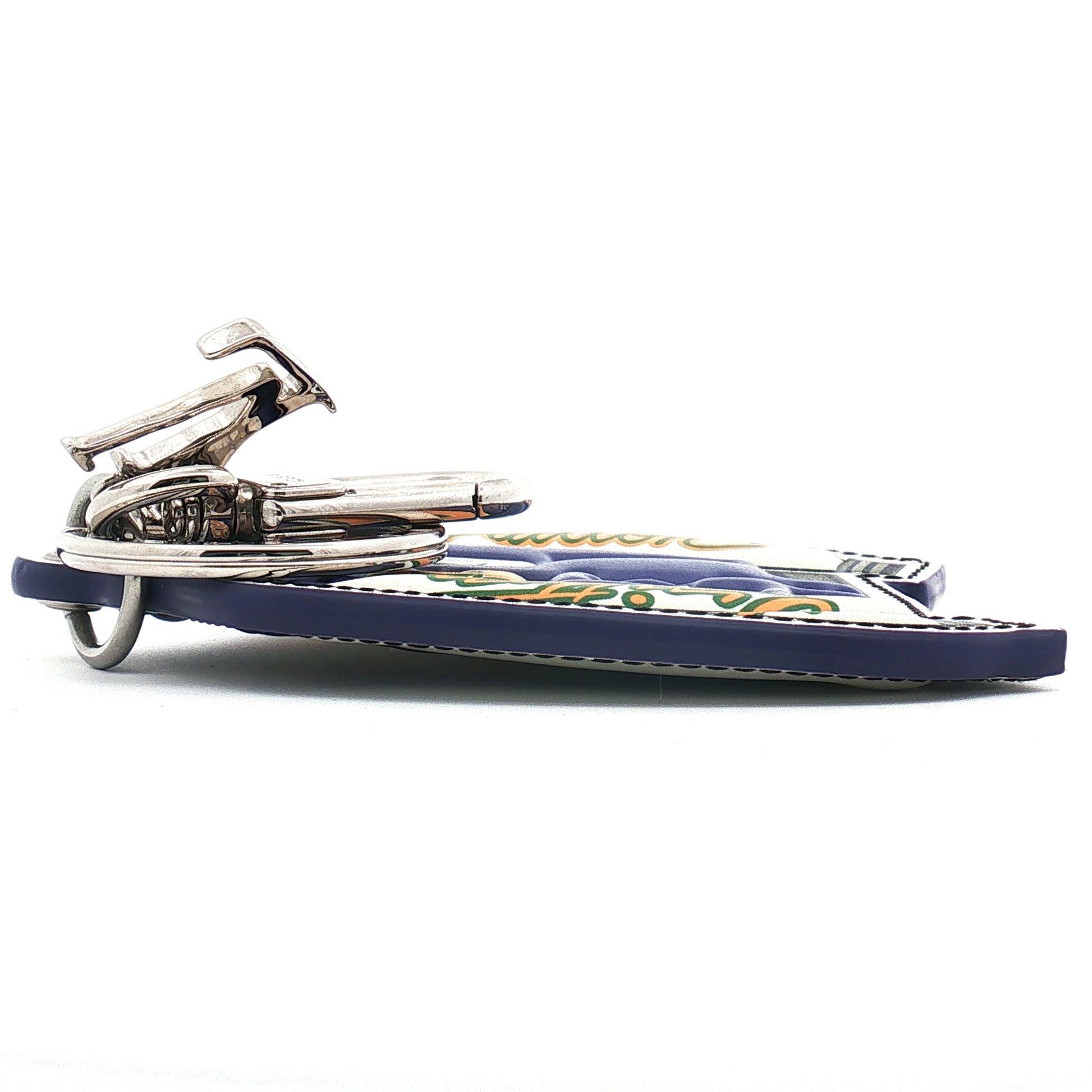 Louis Vuitton varsity jacket bag charm accessory by Gold & Beyond, featuring detailed leather and metal embellishments.