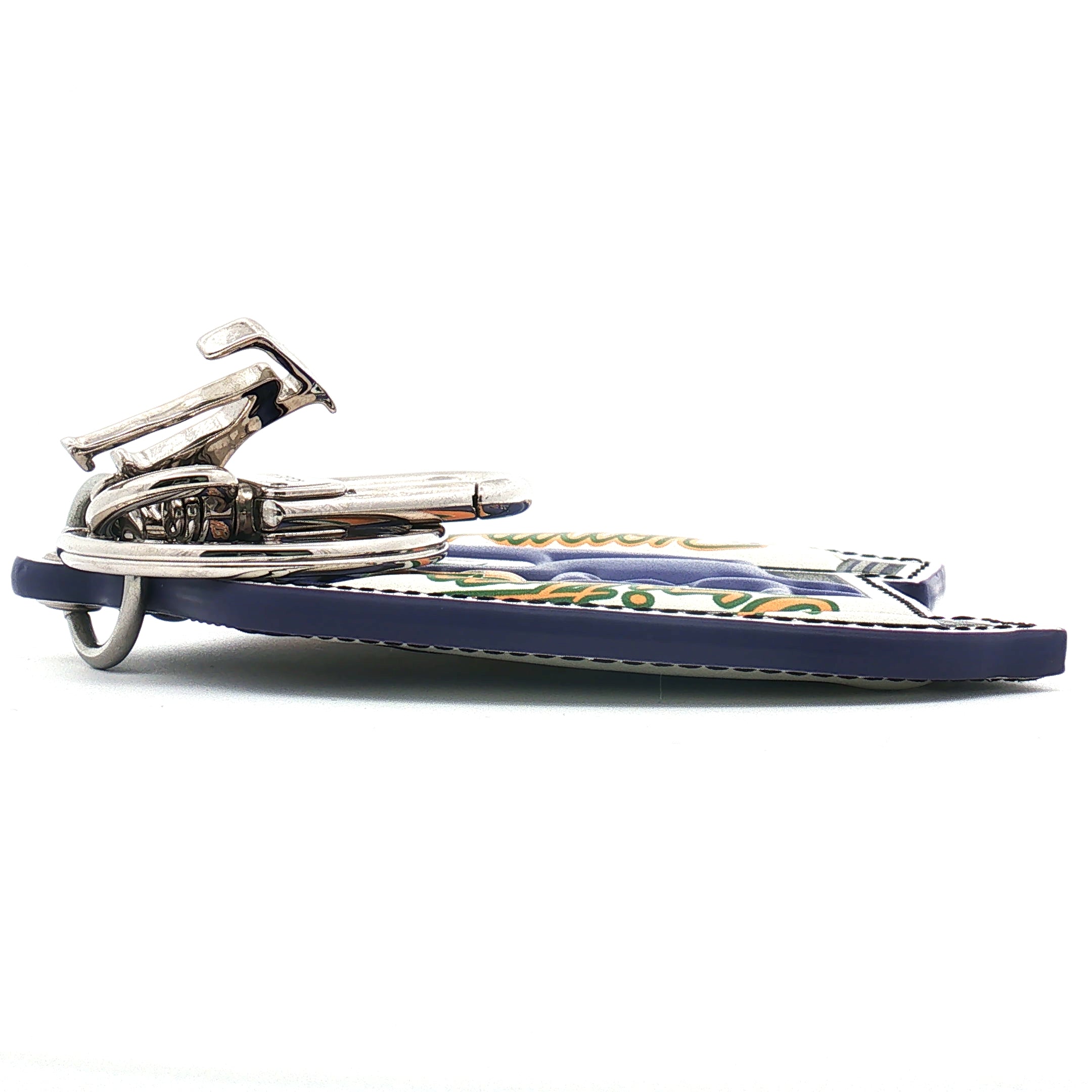 Louis Vuitton varsity jacket bag charm accessory by Gold & Beyond, featuring detailed leather and metal embellishments.