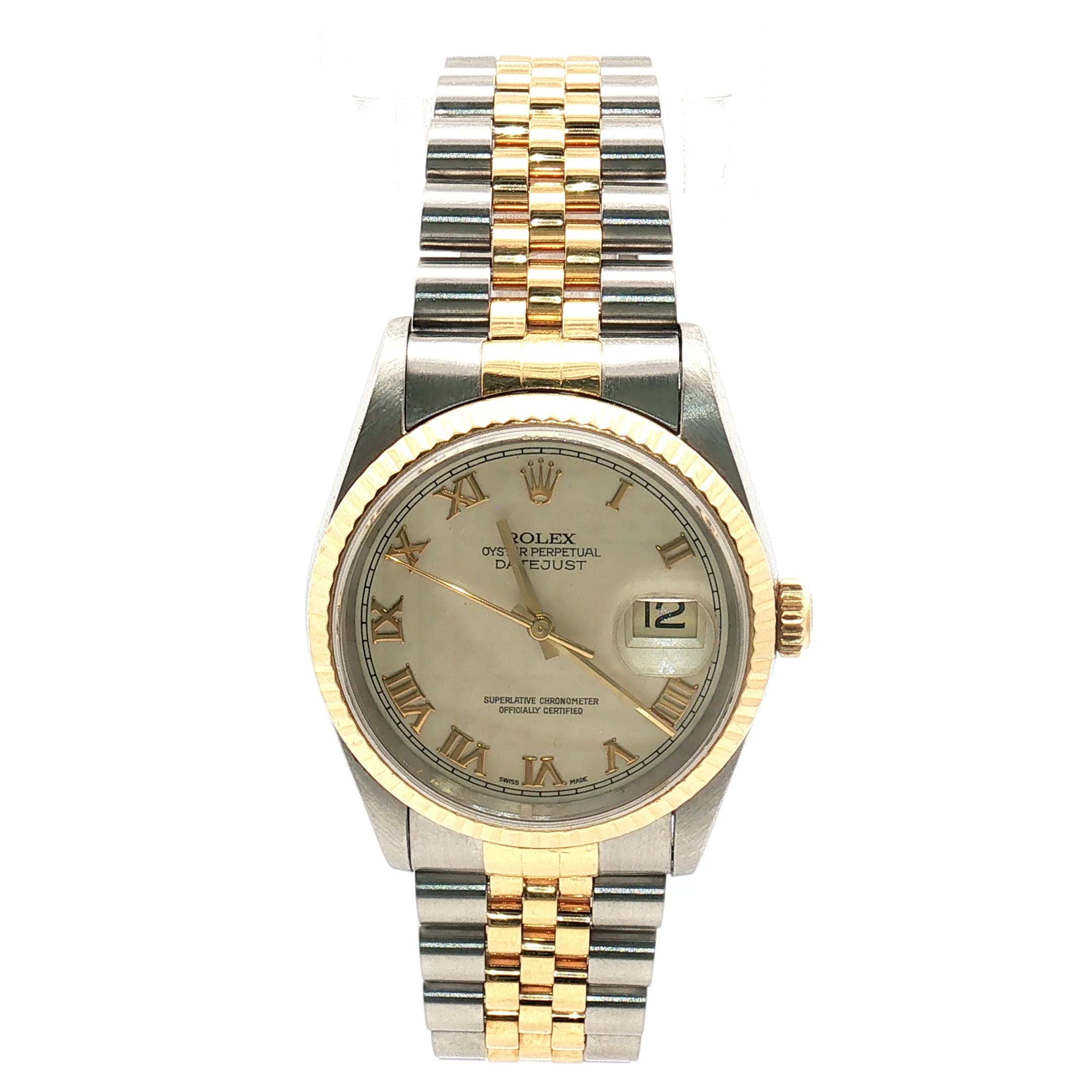 Rolex Datejust Two-Tone Tapestry Dial 36mm