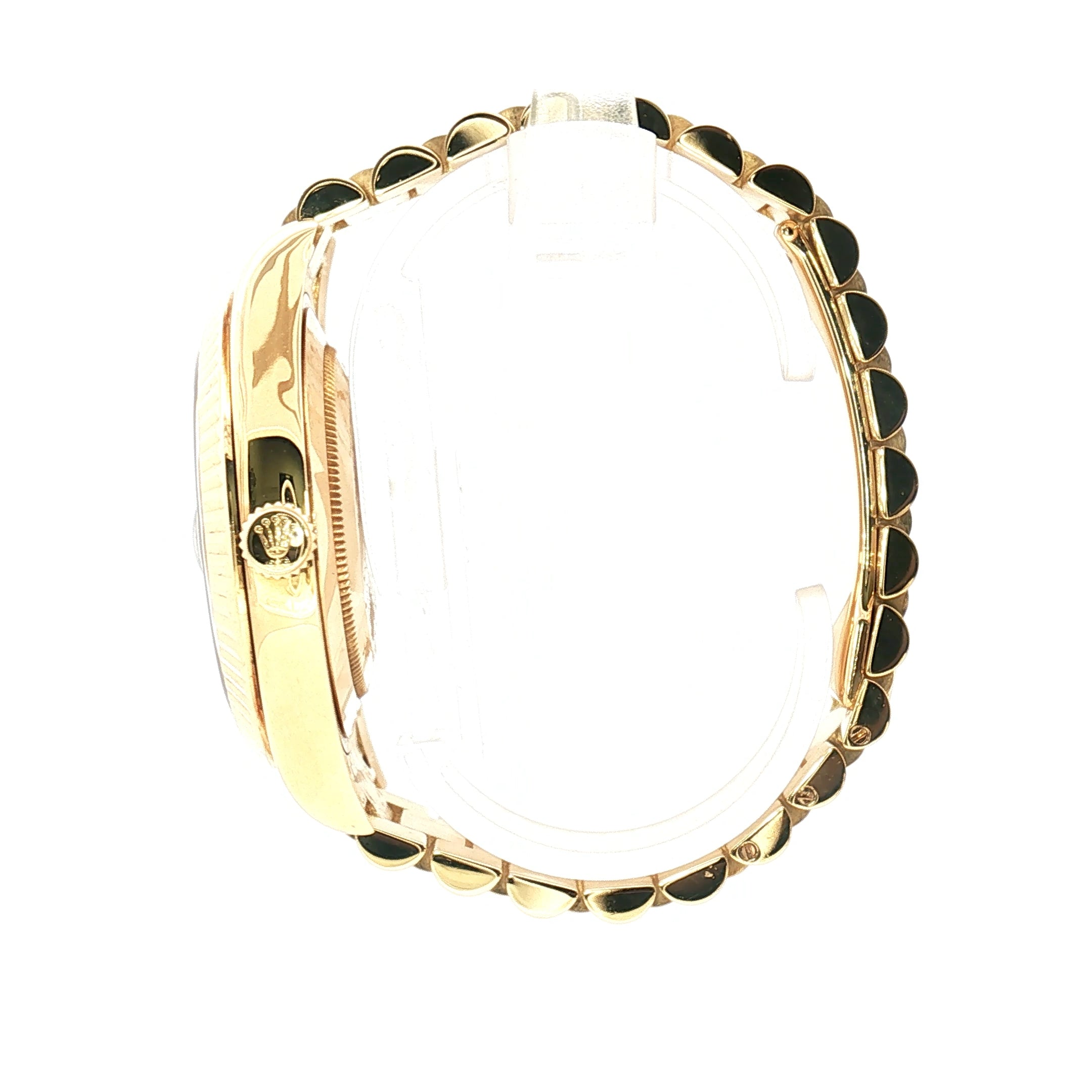 Rolex Day-Date Yellow Gold Black Roman Dial 41mm