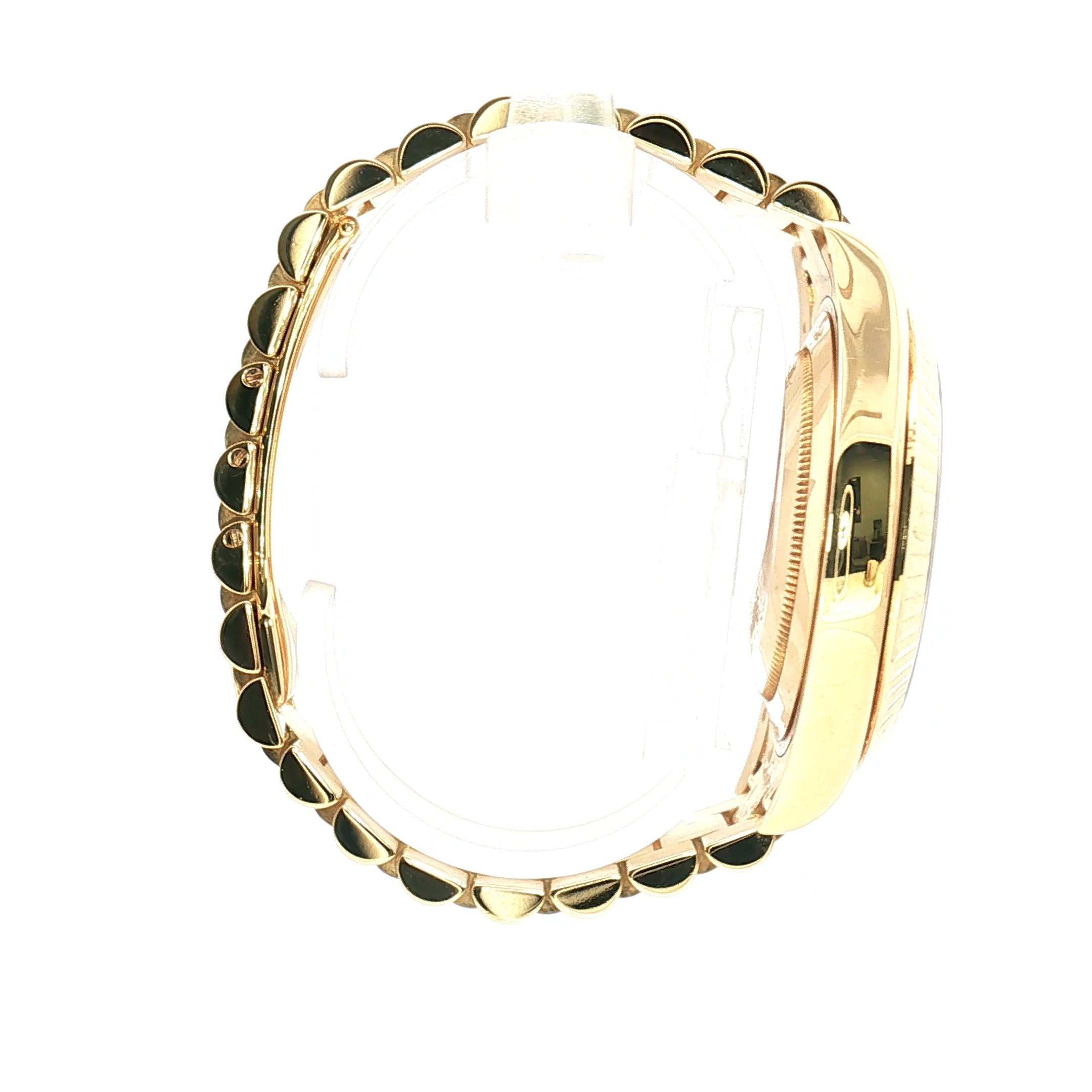 Rolex Day-Date Yellow Gold Black Roman Dial 41mm
