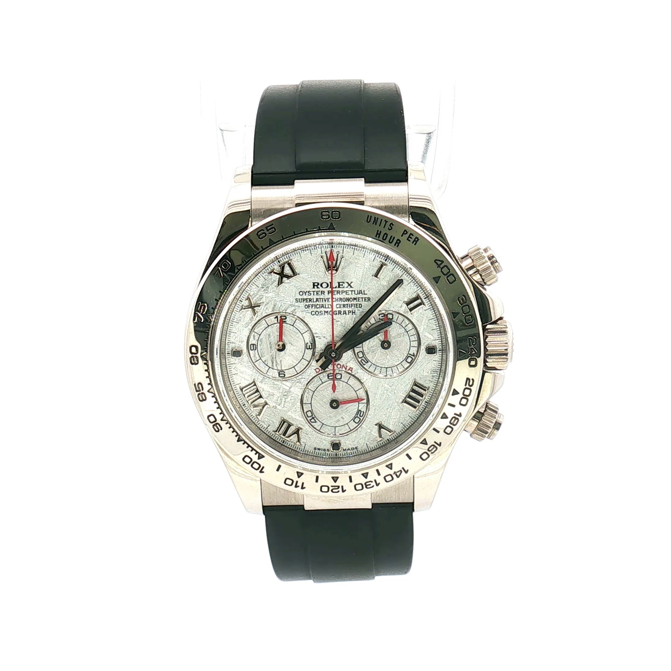 Rolex Meteorite Dial 18k White Gold Oysterflex 40mm