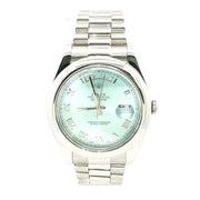 Rolex Day-Date II 41mm Ice Blue Roman Dial Platinum