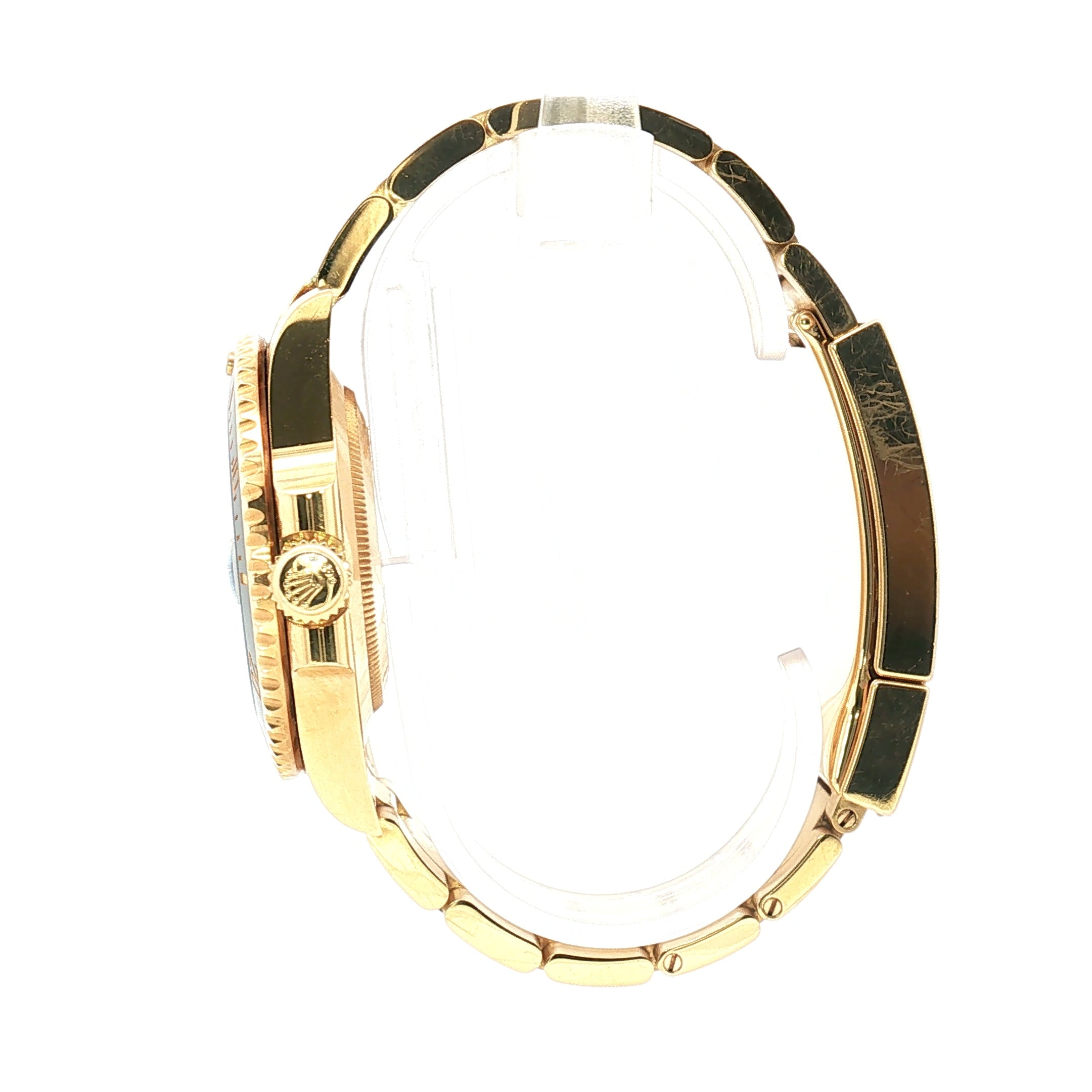 Rolex Submariner Date 116618 Yellow Gold Black Dial 40mm