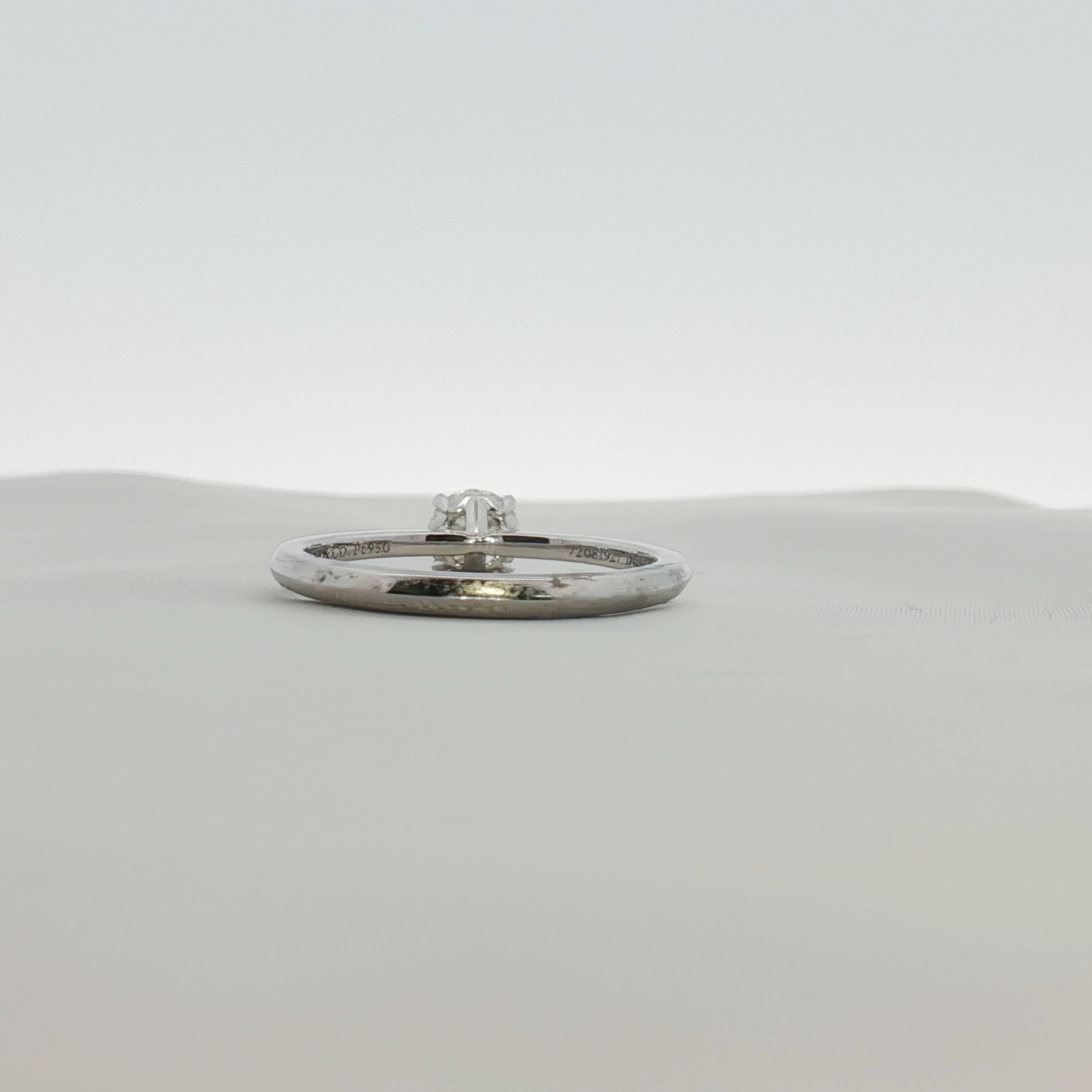 Gold & Beyond Tiffany & Co. True Engagement Ring jewelry featuring a stunning diamond solitaire in a classic setting.