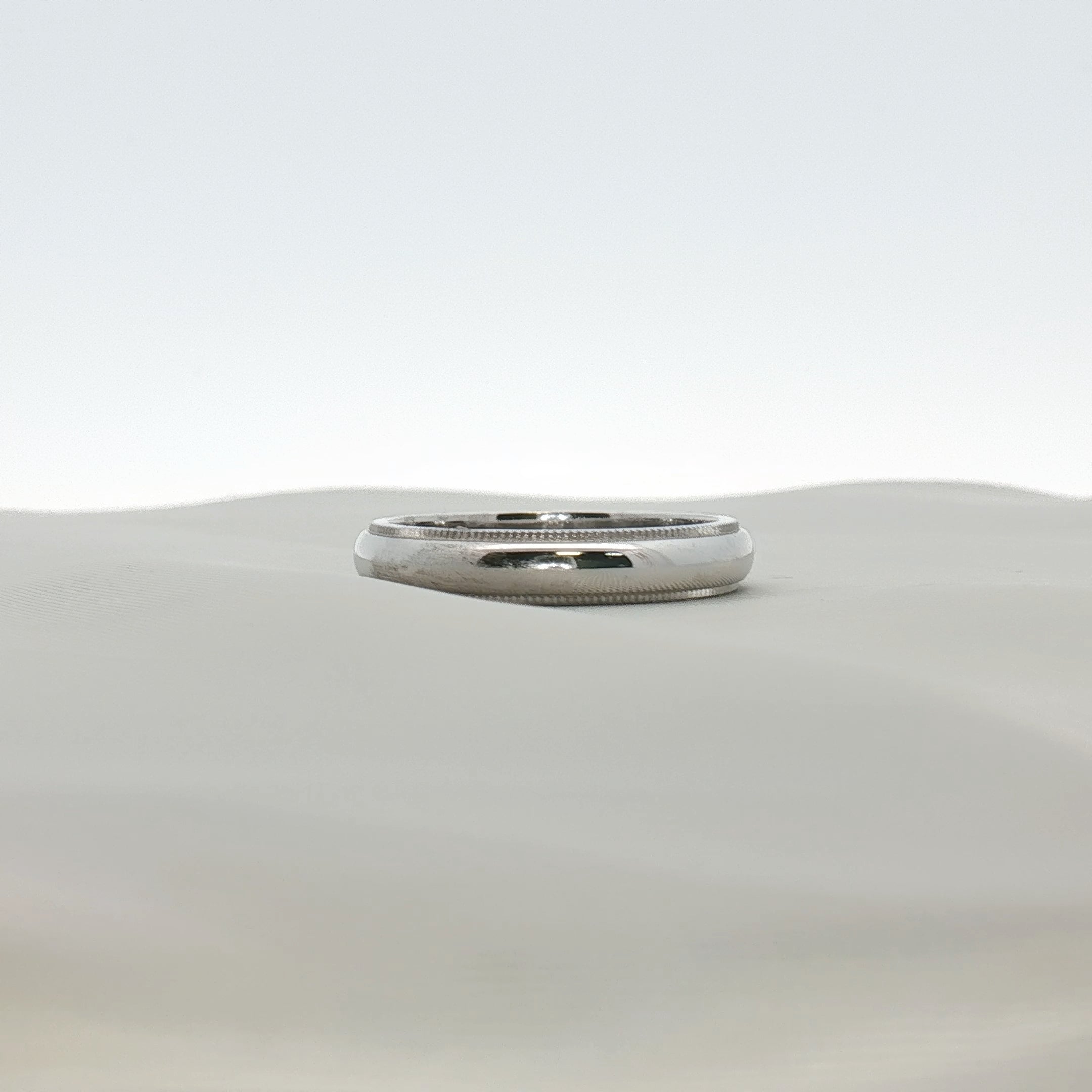 Gold & Beyond Tiffany & Co. Together men's wedding band, gold jewelry with sleek design and polished finish.