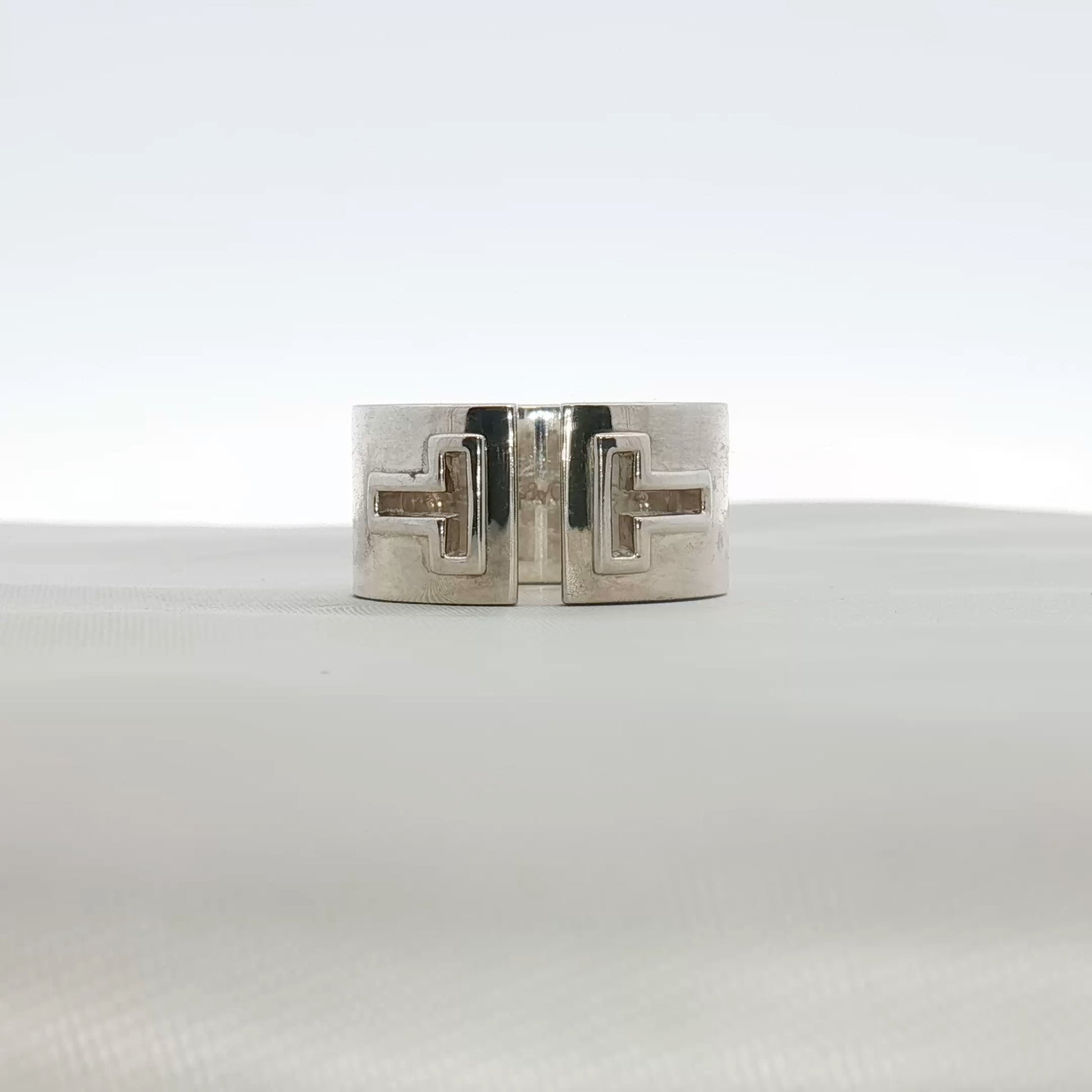 Gold & Beyond Tiffany & Co. T Wide Ring in jewelry, featuring a sleek gold band with the distinctive T-shaped design.