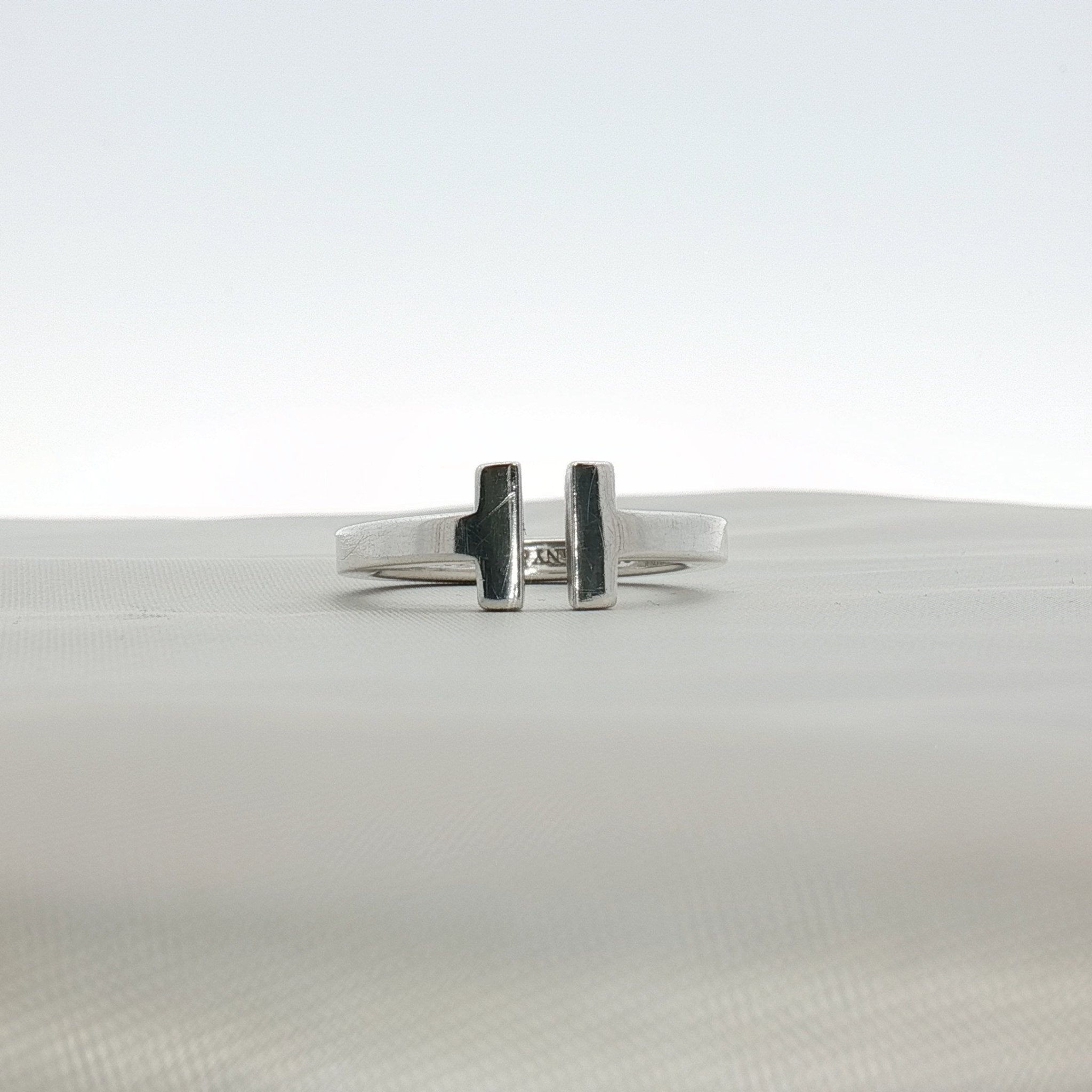 Gold & Beyond Tiffany & Co. T Open Ring jewelry with sleek gold design, featuring a modern open band style.