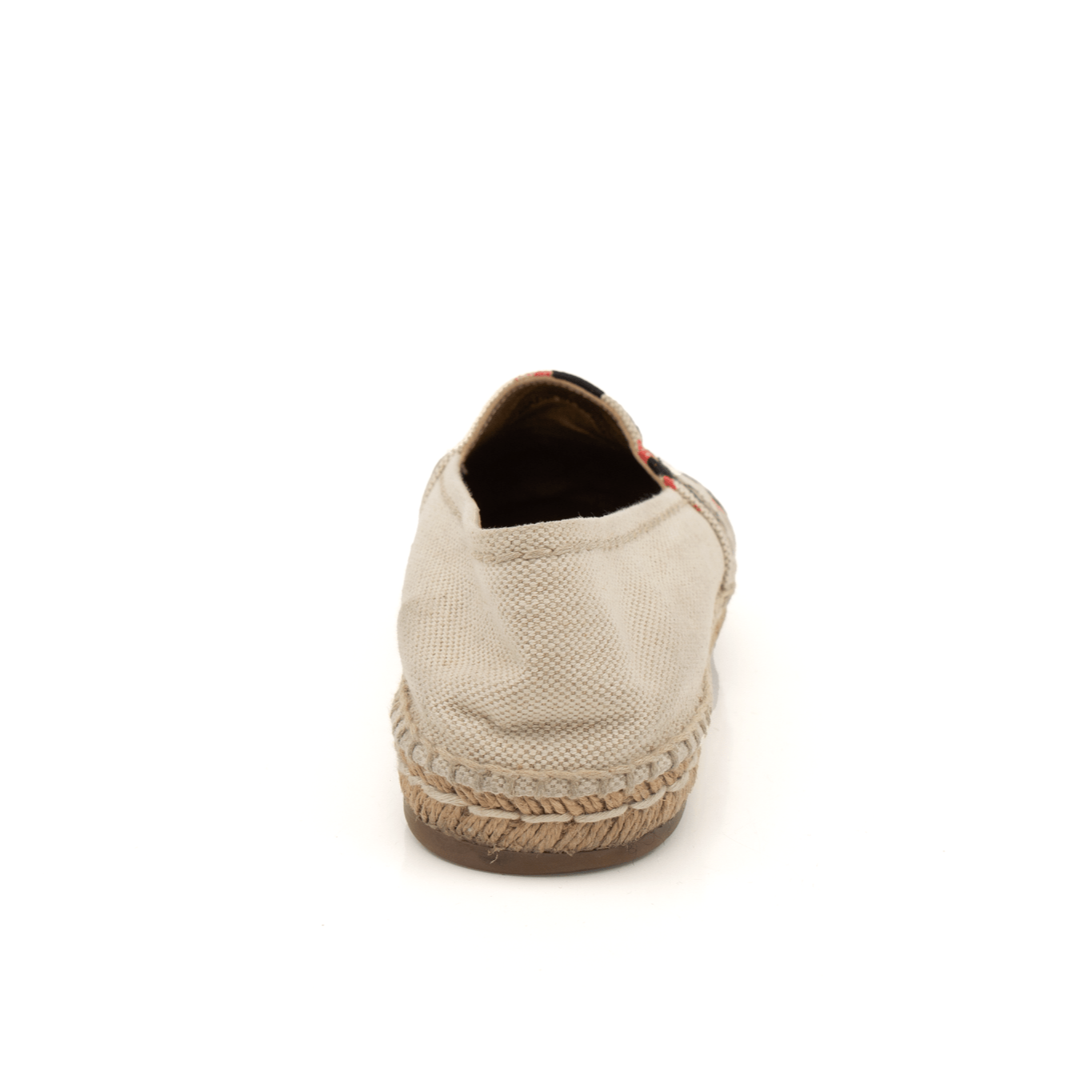 Prada canvas espadrille shoes with woven sole and stylish design, by Gold & Beyond.