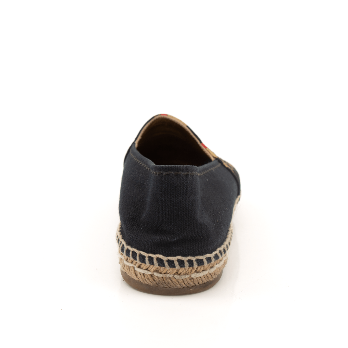 Prada canvas espadrille shoes by Gold & Beyond featuring beige woven fabric with jute sole and slip-on design.