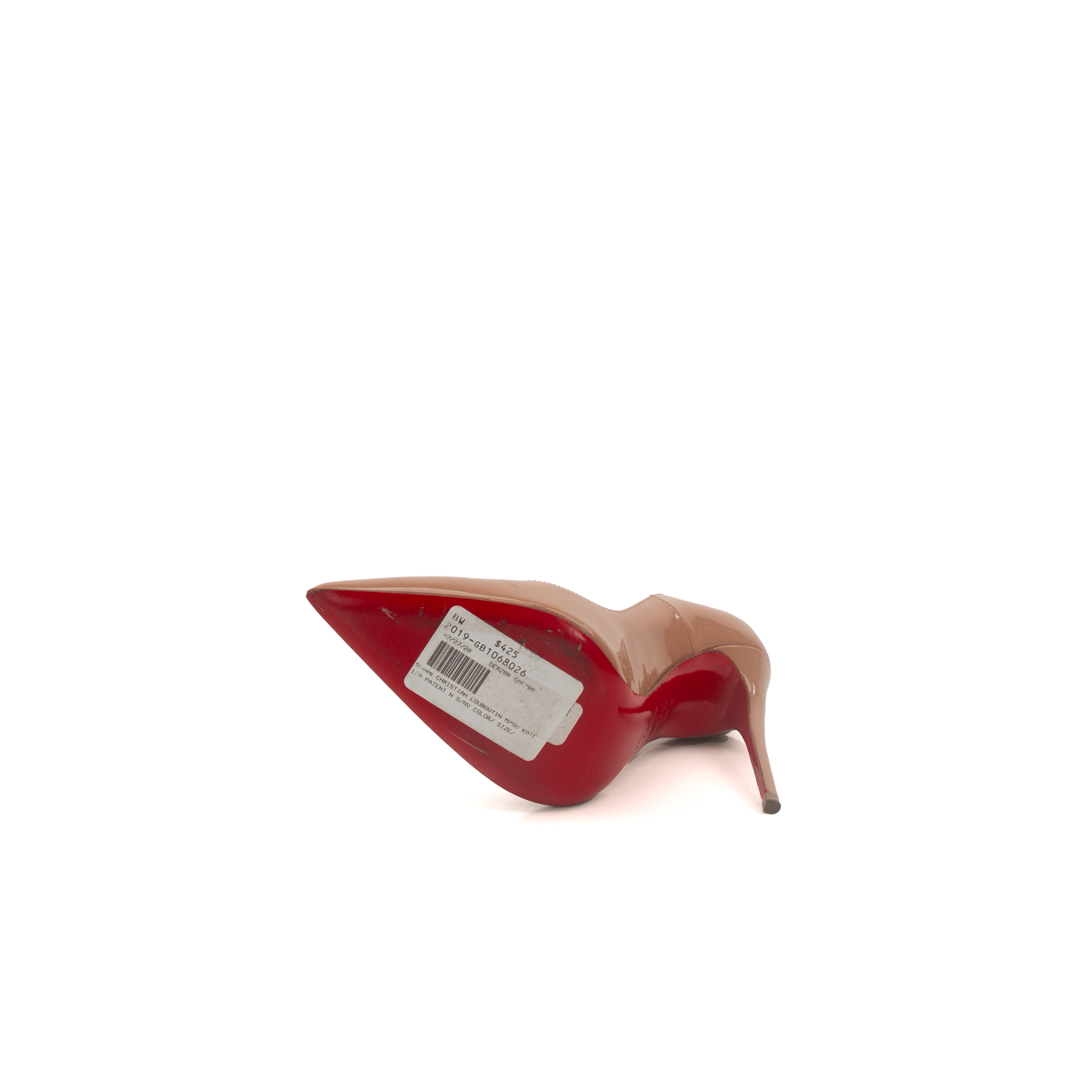 Christian Louboutin So Kate 120 patent point pumps in red with high stiletto heels and sleek leather finish.