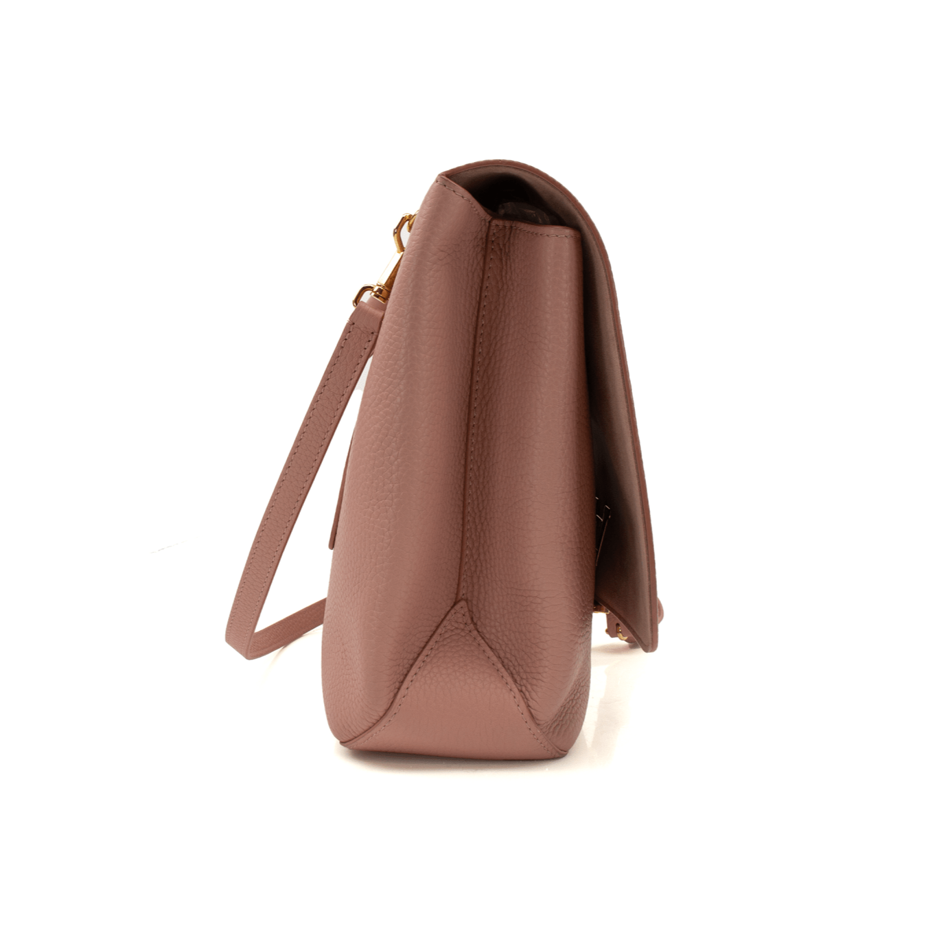 Louis Vuitton Volta handbag in soft leather with gold accents, featuring a sleek design and spacious interior.