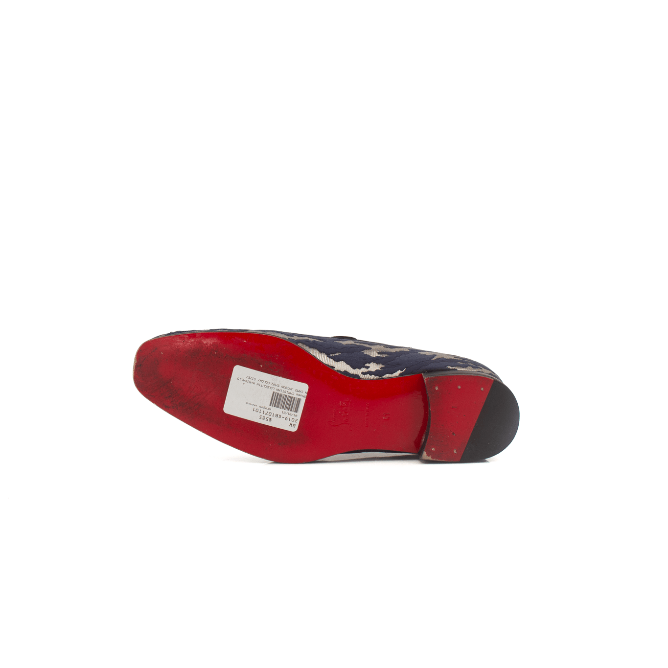Gold & Beyond Louboutin Rivalion Loafers, stylish men's shoes with sleek design and polished finish, suitable for formal and casual wear.