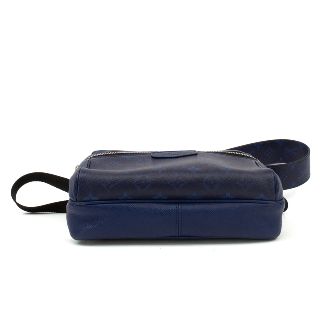 Louis Vuitton outdoor bum bag in stylish design, featuring adjustable straps and a spacious main compartment for travel.