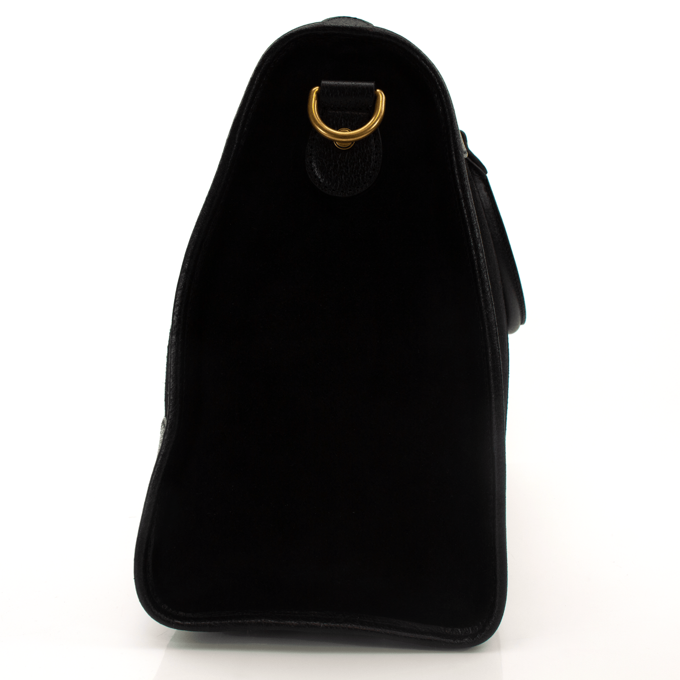 Gucci GG Supreme Purse in brown canvas, featuring the iconic logo and a sleek design, perfect for travel.