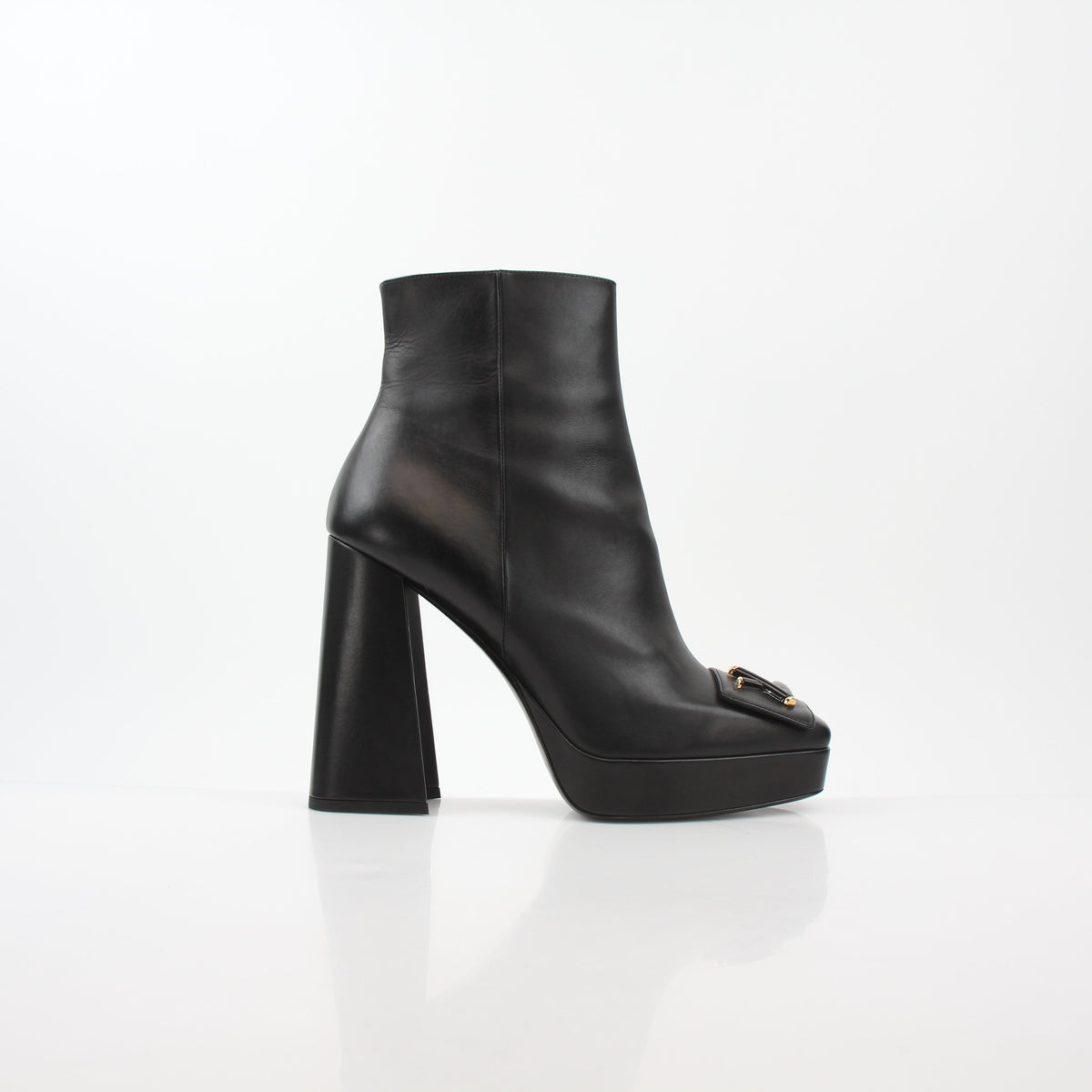 Louis Vuitton Black Shake Platform Ankle Boots