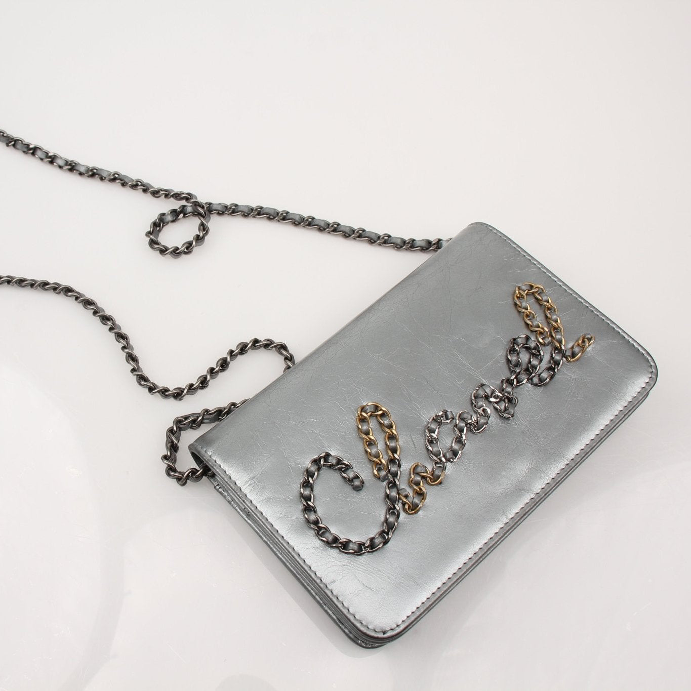 Gold & Beyond Chanel 20s Signature Wallet on Chain handbag featuring quilted leather and gold-tone hardware.