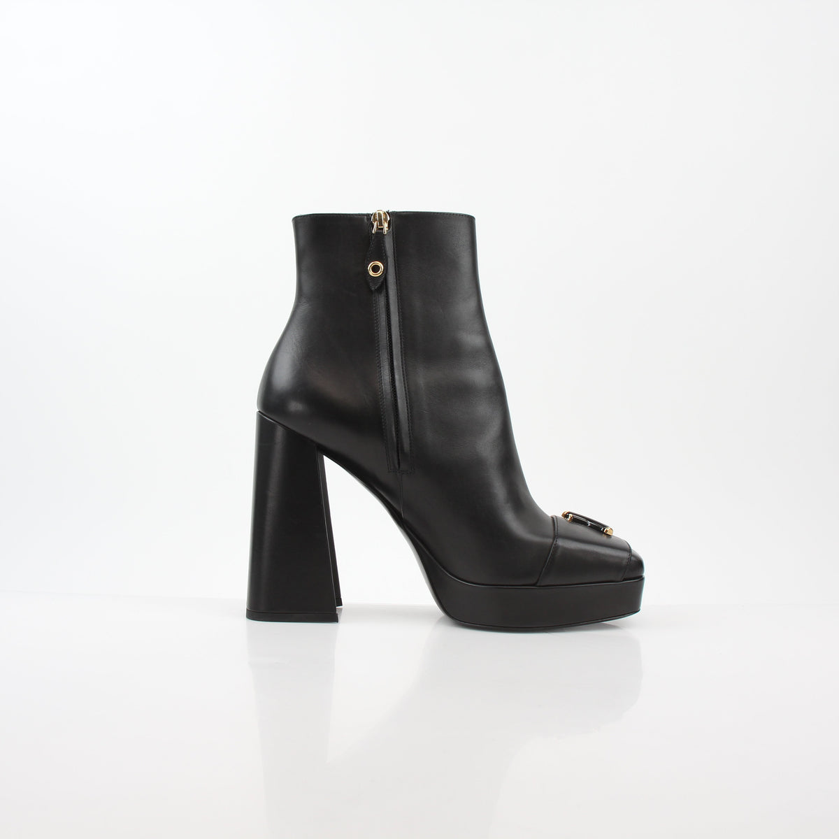 Louis Vuitton Black Shake Platform Ankle Boots