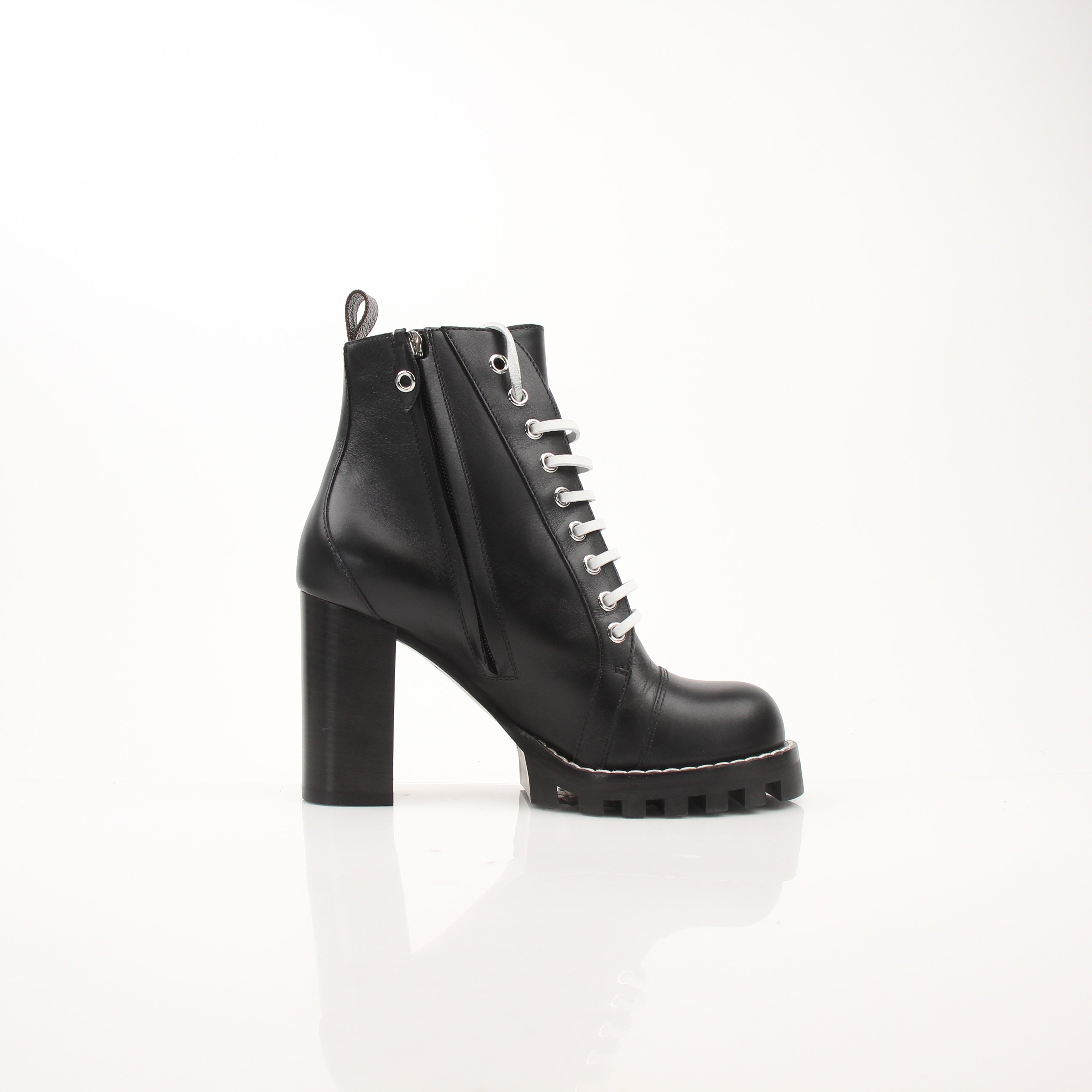 Louis Vuitton Women’s Embroidered LV Star Trail Ankle Boots