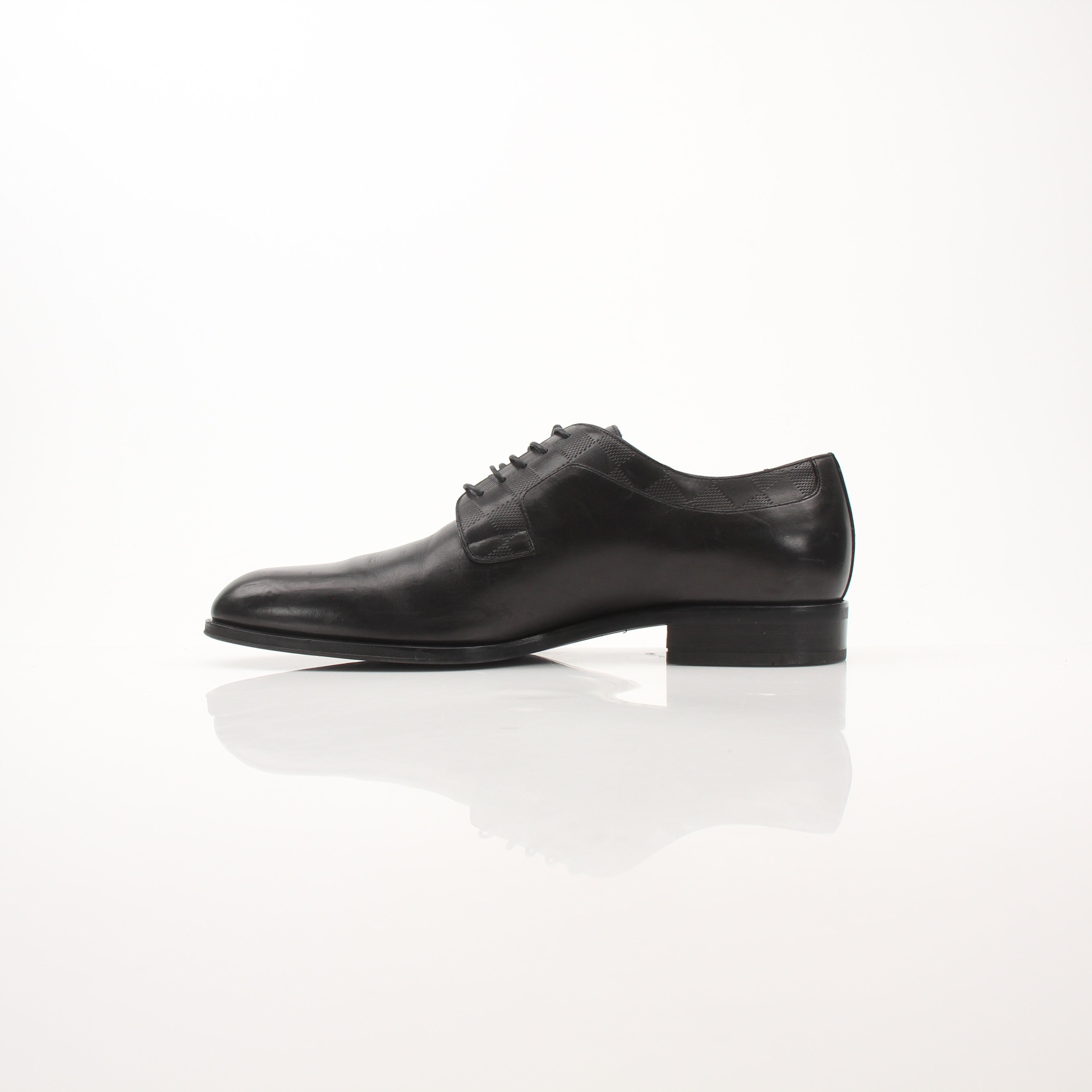 Louis Vuitton Men’s Damier Pattern Leather Oxford Shoes