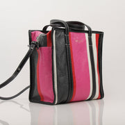 Gold & Beyond Balenciaga Agnes Bazar Papier Tote, stylish travel bag with paper-like textured design and spacious interior.