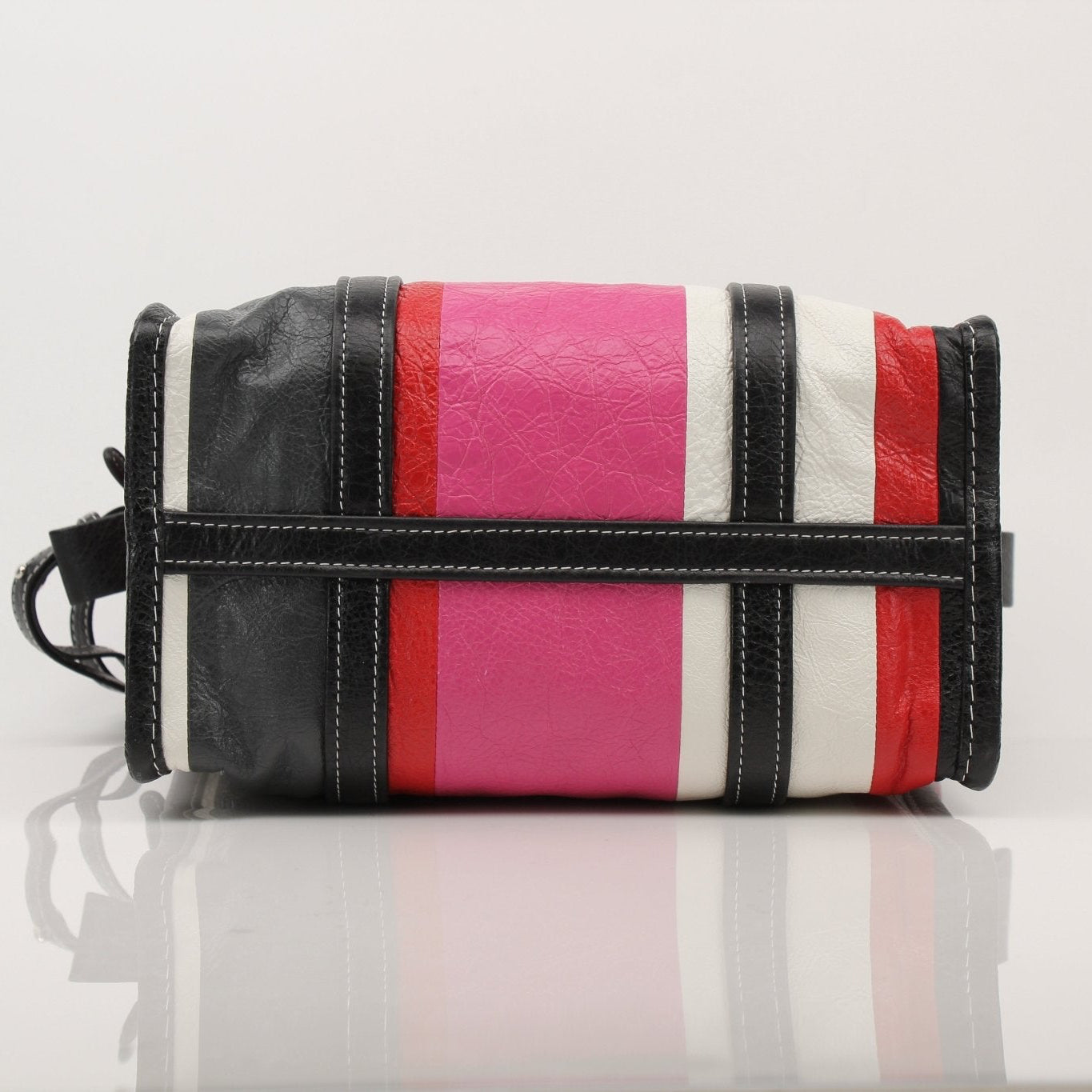 Gold & Beyond Balenciaga Agnes Bazar Papier Tote travel bag with structured design and top handles, ideal for stylish travel.