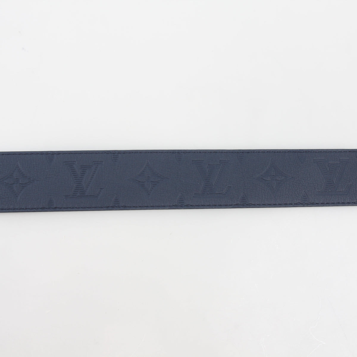 Louis Vuitton Navy LV Shadow 40mm Reversible Belt 100/40