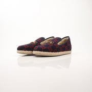 Gucci Men’s Fria Horsebit GG Wool Espadrille Loafers