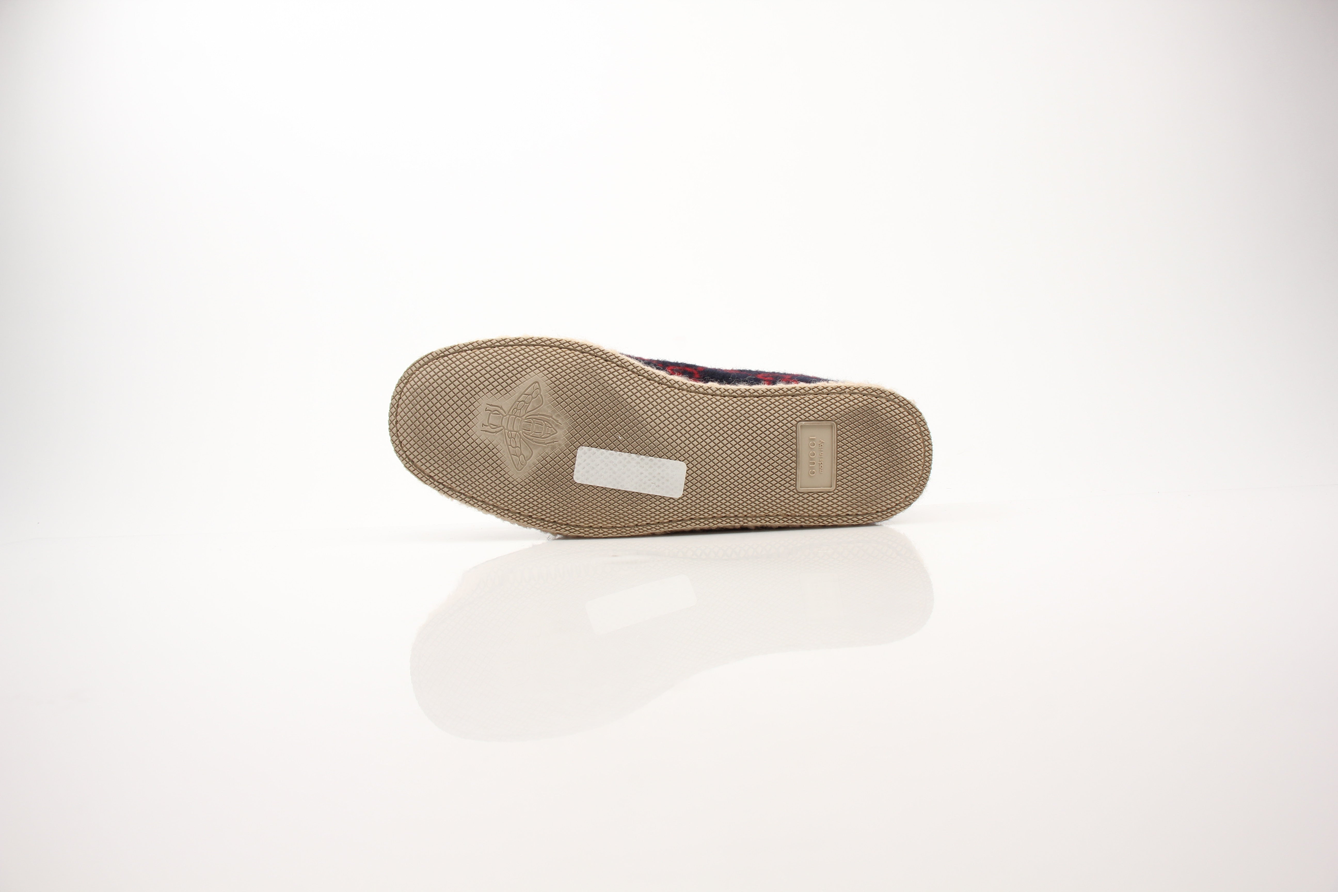 Gucci Men’s Fria Horsebit GG Wool Espadrille Loafers