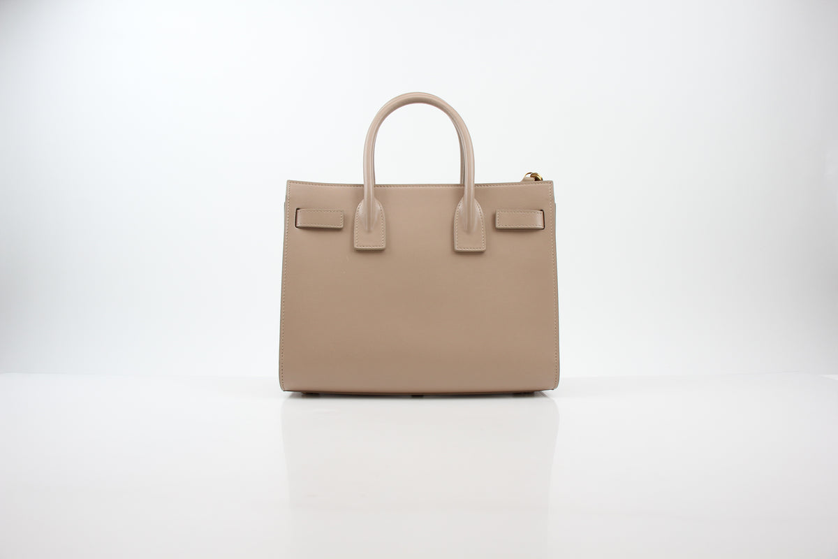 Saint Laurent Taupe Sac de Jour Baby Handbag