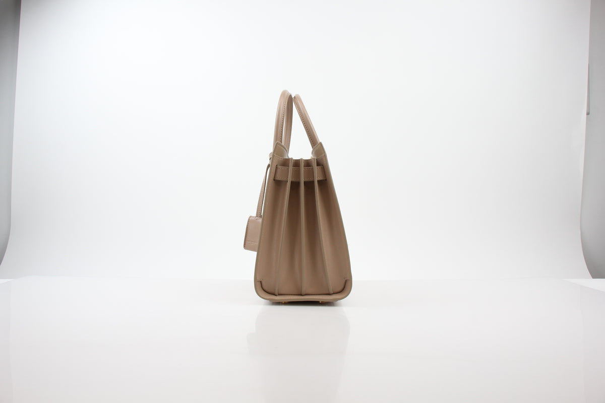 Saint Laurent Taupe Sac de Jour Baby Handbag
